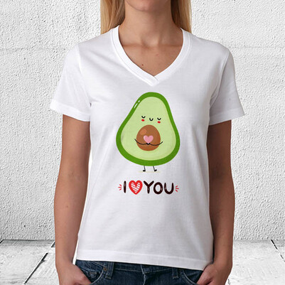 Cute Pear Tasarım Tişört - Thumbnail