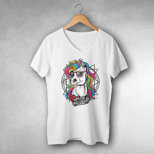 Cute Unicorn Tasarım Tişört