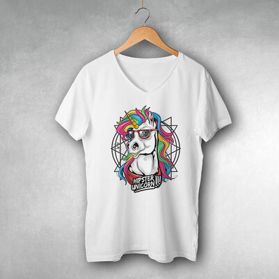  - Cute Unicorn Tasarım Tişört
