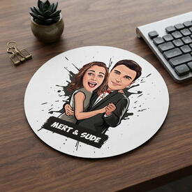  - Dans Eden Çiftler Karikatürlü Mousepad