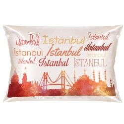  - Dekoratif İstanbul Silüeti Yastık