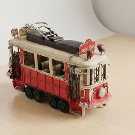  - Dekoratif Metal Taksim Tramvay Küçük Boy