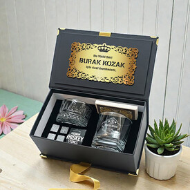 Diamond Monarch Lüks Viski Hediye Kutusu - Thumbnail