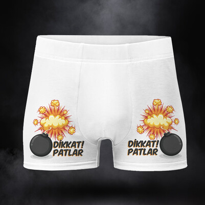 Dikkat Patlar Erkek Boxer - Thumbnail