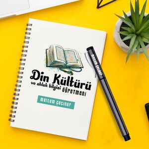  - Din Öğretmeni Temalı Defter ve Kalem