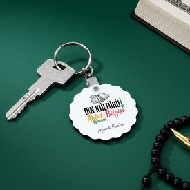  - Din Öğretmenine Hediye Papatya Anahtarlık