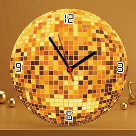 - Disko Topu Duvar Saati