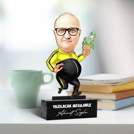  - Diyet Yapan Babam Karikatürlü Biblo