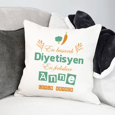  - Diyetisyen Annelere Hediye Yastık