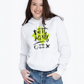  - Do it Again Tasarımlı Kapşonlu Kadın Sweatshirt