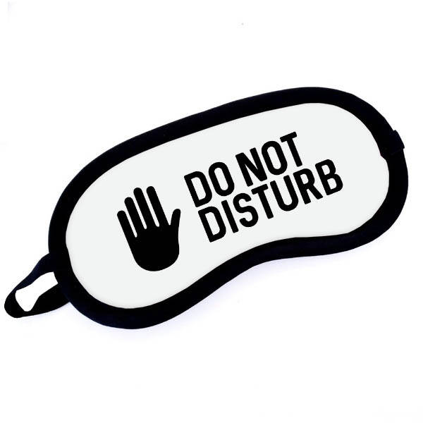 Do Not Disturb Mesajlı Göz Bandı