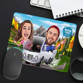 Doğada Aşk Mousepad - Thumbnail