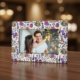  - Doğum Günü Desenleri Tasarım Resim Çerçevesi