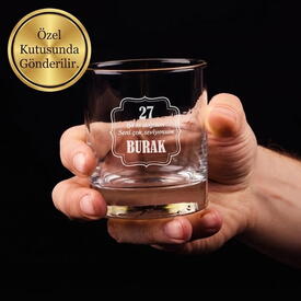  - Doğum Gününe Özel Viski Bardağı