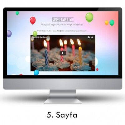 Doğum Gününe Özel Web Sitesi - Thumbnail