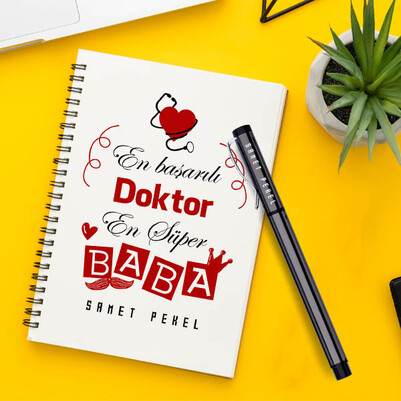  - Doktor Babalara Hediye Defter ve Kalem