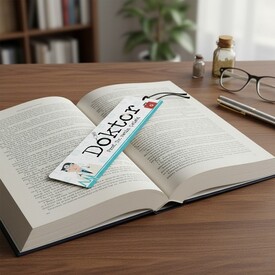  - Doktorlara Özel İsimli Kitap Ayracı
