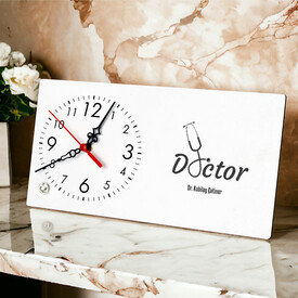 Doktorlara Özel Mesleki Şık Masa Saati - Thumbnail