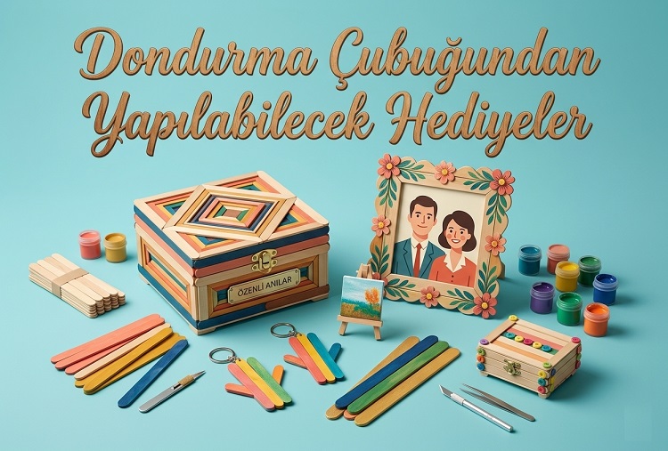 Dondurma Çubuğundan Yapılabilecek Hediyeler