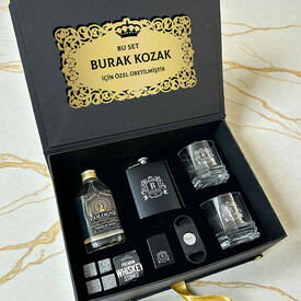 Dosta Hediye Diamond Heritage Premium Viski Seti - Thumbnail