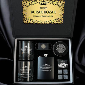 Dosta Hediye Diamond Signature Prestige Elegan Viski Seti - Thumbnail
