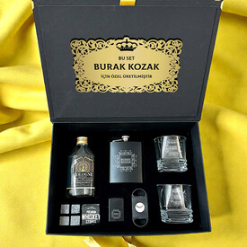 Dosta Hediye Golden Signature Premium Viski Seti - Thumbnail