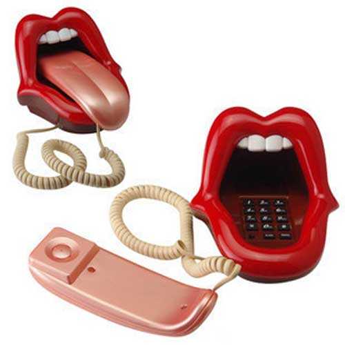 Dudak ve Dil Şeklinde Telefon