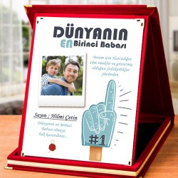  - Dünyanın En Birinci Babası Plaketi