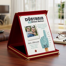  - Dünyanın En Birinci Babası Plaketi