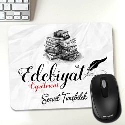 Edebiyat Öğretmenine Hediye Mousepad - Thumbnail