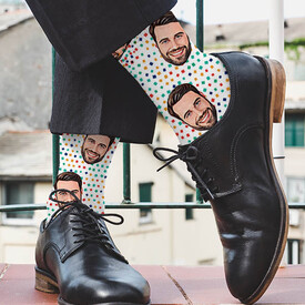 Eğlenceli ve Renkli Erkeğe Özel Çorap - Thumbnail