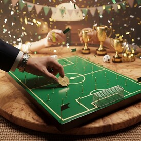  - El Yapımı Nostaljik Çivili Futbol Sahası