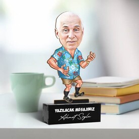 Emekli Babam Karikatürlü Biblo - Thumbnail