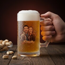  - Eminönü ve Aşkımız Karikatürlü Bira Bardağı