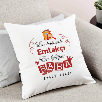 Emlakçı Babalara Özel Yastık - Thumbnail