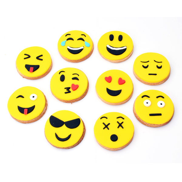 Emoji Tasarımlı Sempatik Butik Kurabiyeler
