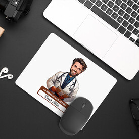  - En Başarılı Erkek Aile Hekimi Karikatürlü Mousepad