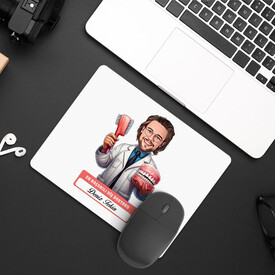  - En Başarılı Erkek Diş Doktoru Karikatürlü Mousepad