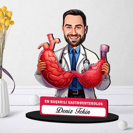  - En Başarılı Erkek Gastroentrolog Karikatürlü Biblo