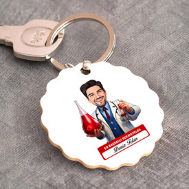  - En Başarılı Erkek Hermatolog Karikatürlü Anahtarlık