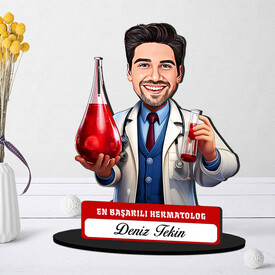  - En Başarılı Erkek Hermatolog Karikatürlü Biblo