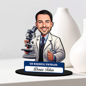 En Başarılı Erkek Patolog Karikatürlü Biblo - Thumbnail