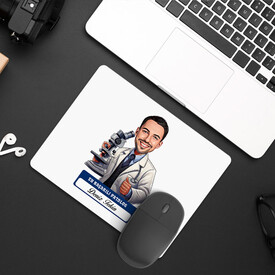  - En Başarılı Erkek Patolog Karikatürlü Mousepad