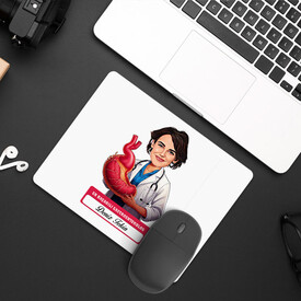  - En Başarılı Kadın Gastroentrolog Karikatürlü Mousepad