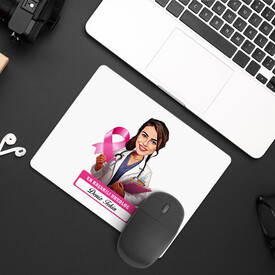  - En Başarılı Kadın Onkolog Karikatürlü Mousepad