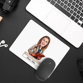  - En Başarılı Kadın Psikiyatrist Karikatürlü Mousepad
