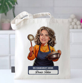  - En Hamarat Anne Karikatürlü Bez Çanta