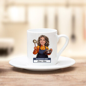 En Hamarat Anne Karikatürlü Kahve Fincanı - Thumbnail