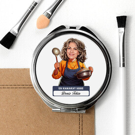 En Hamarat Anne Karikatürlü Makyaj Aynası - Thumbnail