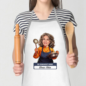 En Hamarat Anne Karikatürlü Mutfak Önlüğü - Thumbnail